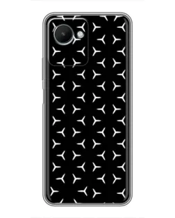Чохол для Realme C30s з картинкою «Mercedes паттерн зірок»