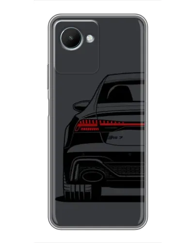 Чехол для Realme C30s с картинкой «Задняя часть Audi — арт»