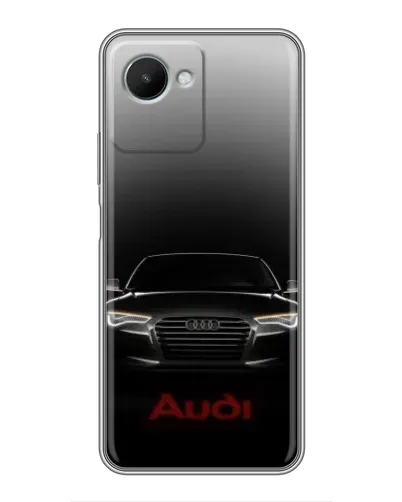 Чехол для Realme C30s с картинкой «Audi — градиентный контур»