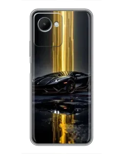 Чохол для Realme C30s з картинкою «Нічний Lamborghini драйв»