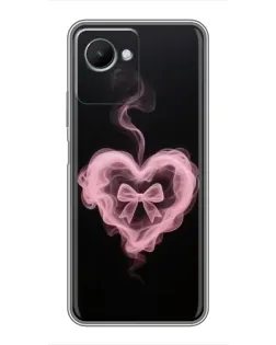 Чехол для Realme C30s с картинкой «Дымчатое сердце»