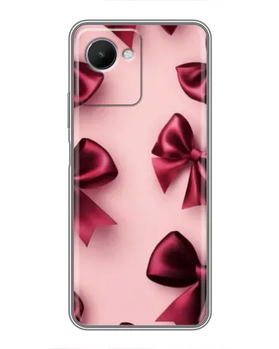 Чехол для Realme C30s с картинкой «Бордовый атлас» Чехол для Realme C30s с картинкой «Бордовый атлас»