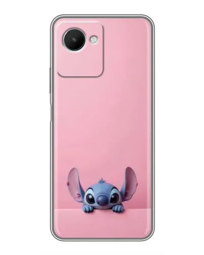 Чехол для Realme C30s с картинкой «Stitch выглядывает»
