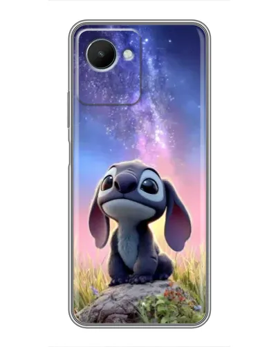 Чехол для Realme C30s с картинкой «Стич на рассвете»