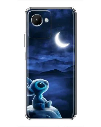 Чехол для Realme C30s с картинкой «Лунная ночь Стича»