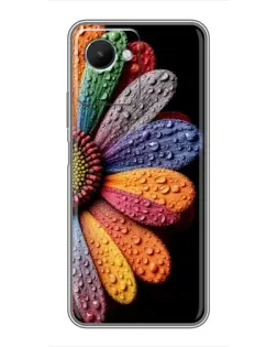 Чохол для Realme C30s з картинкою «Райдужна квітка»