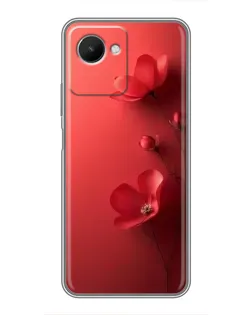 Чохол для Realme C30s з картинкою «Макові суцвіття»