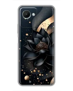 Чохол для Realme C30s з картинкою «Чорний лотос»