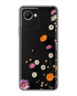 Чохол для Realme C30s з картинкою «Квіткова композиція»