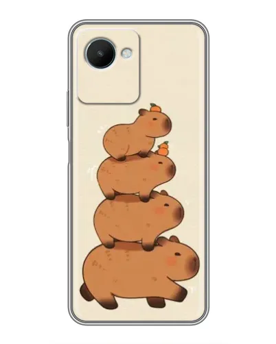 Чехол для Realme C30s с картинкой «Башня из капибар» Чехол для Realme C30s с картинкой «Башня из капибар»