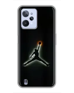 Чохол для Realme C31 з картинкою «Jordan Gradient Logo»