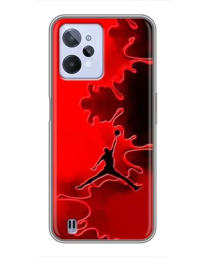 Чохол для Realme C31 з картинкою «Jordan Red Smoke» Чохол для Realme C31 з картинкою «Jordan Red Smoke»