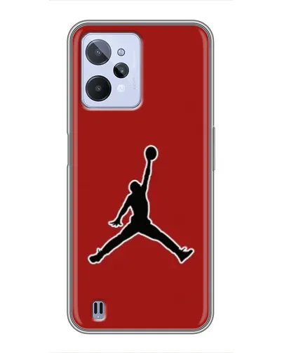 Чохол для Realme C31 з картинкою «Jordan Red Back» Чохол для Realme C31 з картинкою «Jordan Red Back»