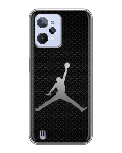 Чохол для Realme C31 з картинкою «Jordan Dark Carbon» Чохол для Realme C31 з картинкою «Jordan Dark Carbon»
