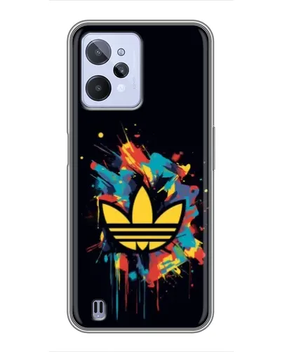 Чехол для Realme C31 с картинкой «Adidas Splash»