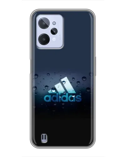 Чехол для Realme C31 с картинкой «Adidas Water Drops»