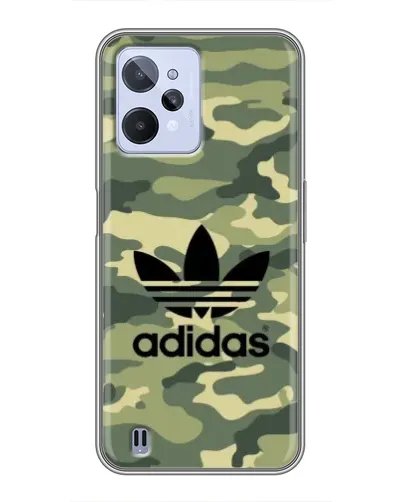 Чехол для Realme C31 с картинкой «Милитари стиль Adidas»