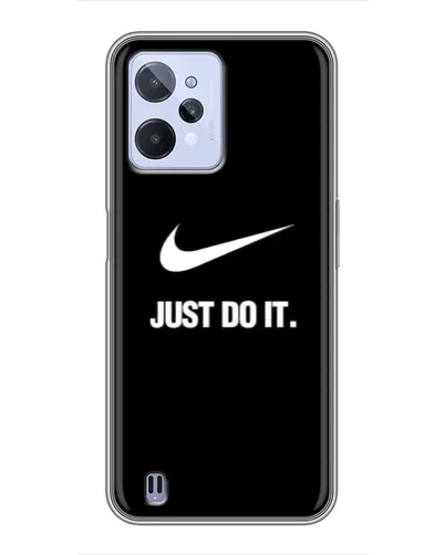 Чехол для Realme C31 с картинкой «Классический принт Nike» Чехол для Realme C31 с картинкой «Классический принт Nike»
