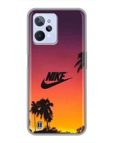 Чехол для Realme C31 с картинкой «Nike на закате солнца» Чехол для Realme C31 с картинкой «Nike на закате солнца»