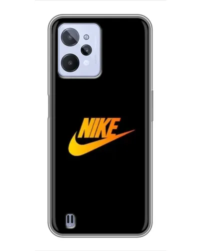 Чехол для Realme C31 с картинкой «Золотой логотип Nike» Чехол для Realme C31 с картинкой «Золотой логотип Nike»