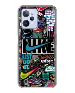 Чохол для Realme C31 з картинкою «Яскравий колаж Nike»