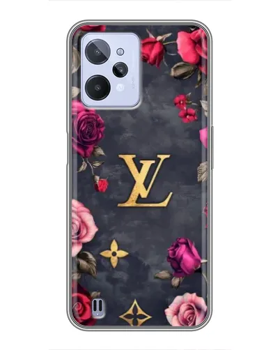Чохол для Realme C31 з картинкою «Квітковий Louis Vuitton»