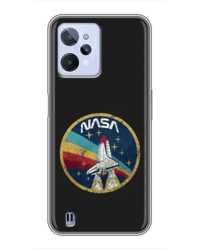 Чехол для Realme C31 с картинкой «NASA — эмблема миссии» Чехол для Realme C31 с картинкой «NASA — эмблема миссии»