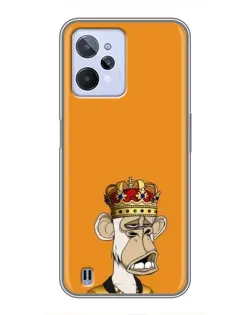 Чохол для Realme C31 з картинкою «Золота мавпа Bored Ape»
