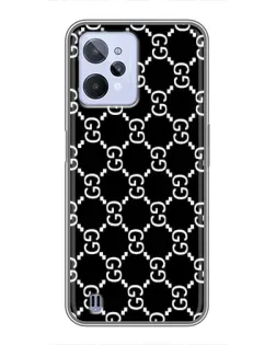 Чохол для Realme C31 з картинкою «Gucci — сітчастий паттерн»