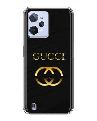 Чохол для Realme C31 з картинкою «Золотий логотип Gucci» Чохол для Realme C31 з картинкою «Золотий логотип Gucci»