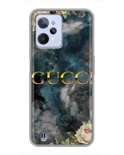 Чохол для Realme C31 з картинкою «Абстрактні квіти Gucci» Чохол для Realme C31 з картинкою «Абстрактні квіти Gucci»