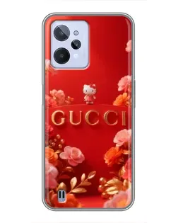 Чохол для Realme C31 з картинкою «Gucci — золотий сад»