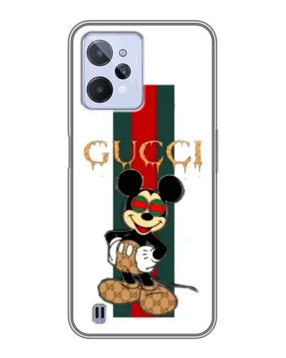 Чохол для Realme C31 з картинкою «Міккі Маус Gucci — смуги» Чохол для Realme C31 з картинкою «Міккі Маус Gucci — смуги»
