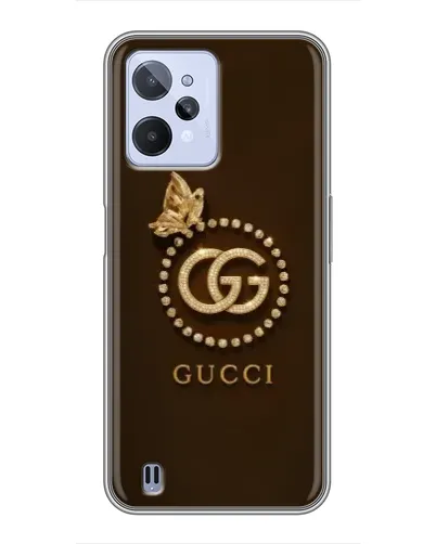 Чохол для Realme C31 з картинкою «Gucci — золотий метелик» Чохол для Realme C31 з картинкою «Gucci — золотий метелик»