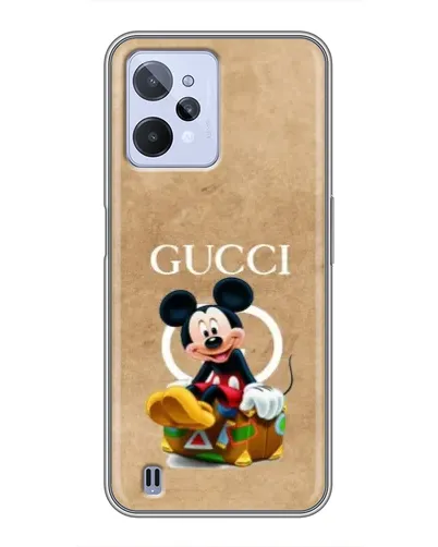 Чохол для Realme C31 з картинкою «Міккі Маус Gucci — крафт» Чохол для Realme C31 з картинкою «Міккі Маус Gucci — крафт»