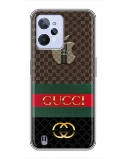 Чохол для Realme C31 з картинкою «Gucci — брендований десерт»