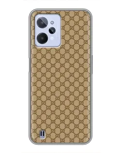 Чохол для Realme C31 з картинкою «Gucci — класичний беж»
