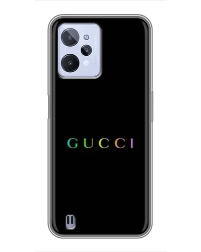 Чехол для Realme C31 с картинкой «Gucci — неоновый минимализм» Чехол для Realme C31 с картинкой «Gucci — неоновый минимализм»