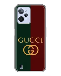 Чохол для Realme C31 з картинкою «Gucci — темно-зелений градієнт»