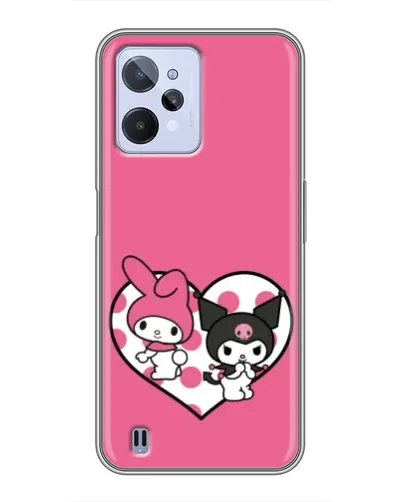 Чохол для Realme C31 з картинкою «Kuromi та My Melody» Чохол для Realme C31 з картинкою «Kuromi та My Melody»