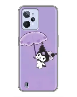Чохол для Realme C31 з картинкою «Kuromi з парасолькою» Чохол для Realme C31 з картинкою «Kuromi з парасолькою»