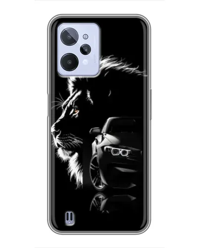 Чохол для Realme C31 з картинкою «BMW та лев» Чохол для Realme C31 з картинкою «BMW та лев»