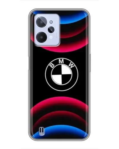 Чохол для Realme C31 з картинкою «Логотип BMW та неонові дуги» Чохол для Realme C31 з картинкою «Логотип BMW та неонові дуги»
