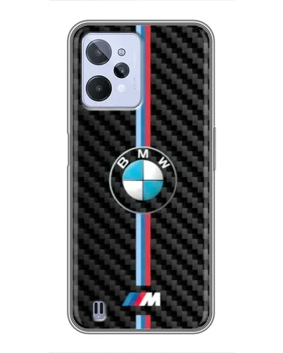 Чохол для Realme C31 з картинкою «Емблема BMW та карбон» Чохол для Realme C31 з картинкою «Емблема BMW та карбон»
