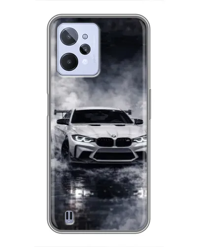 Чохол для Realme C31 з картинкою «BMW крізь туман» Чохол для Realme C31 з картинкою «BMW крізь туман»