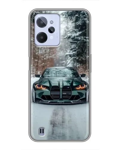 Чохол для Realme C31 з картинкою «BMW у зимовому лісі» Чохол для Realme C31 з картинкою «BMW у зимовому лісі»