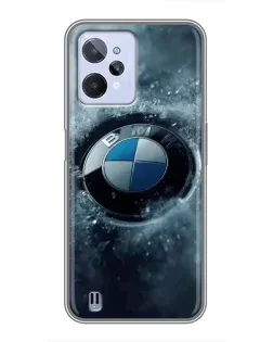 Чохол для Realme C31 з картинкою «Логотип BMW — лід»
