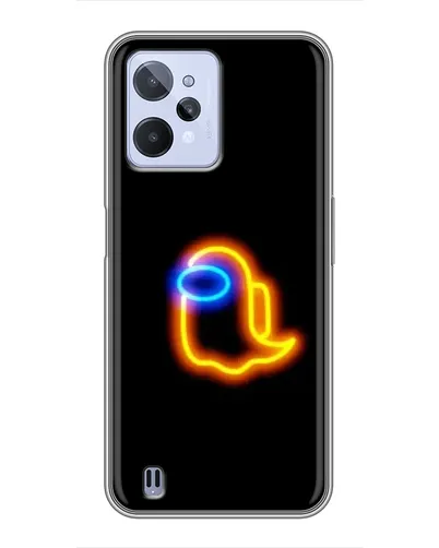 Чохол для Realme C31 з картинкою «Among Us неонове сяйво»