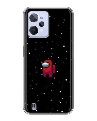 Чохол для Realme C31 з картинкою «Червоний Among Us»