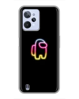 Чохол для Realme C31 з картинкою «Among Us градієнт»